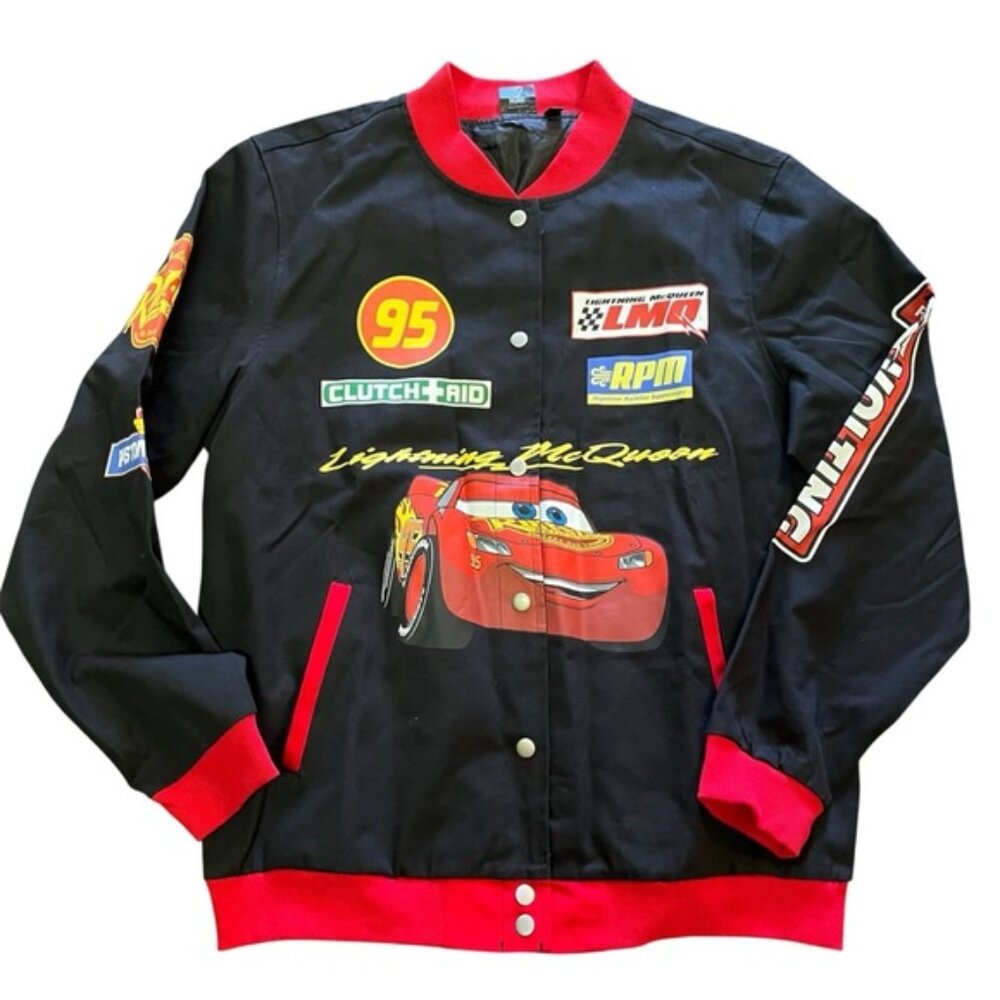 Unisex Lightning McQueen Disney Pixar Jacket Medium New
